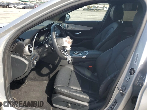 2021 Mercedes-Benz C 300 with VIN W1KWF8DB9MR605631, listed as a Copart auction lot 46062995 with 23,165 mi miles and Salvage Title. Bid and sale history available at carsss.com. Image 7.