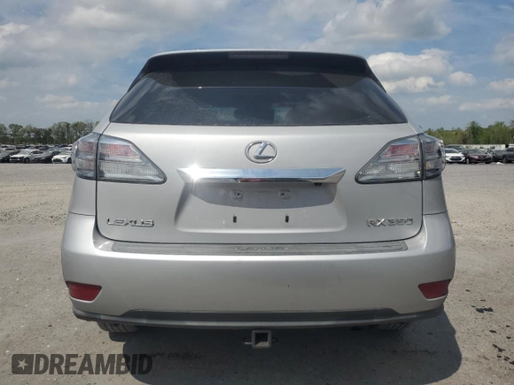 2010 Lexus RX 350 with VIN 2T2BK1BA7AC013300, listed as a Copart auction lot 53791255 with 142,380 mi miles and Salvage Title. Bid and sale history available at DreamBid. Image 6.