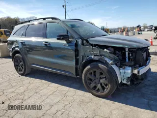 2023 Kia Sorento X-Line S with VIN 5XYRLDLC1PG227648, listed as a Copart auction lot 80270424 with 10,097 mi miles and Clean Title. Bid and sale history available at carsss.com. Image 4.