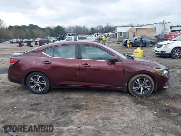 2021 Nissan Sentra SV with VIN 3N1AB8CV1MY207063, listed as a IAAI auction lot 41522263 with 86,445 mi miles. Bid and sale history available at carsss.com. Image 13.