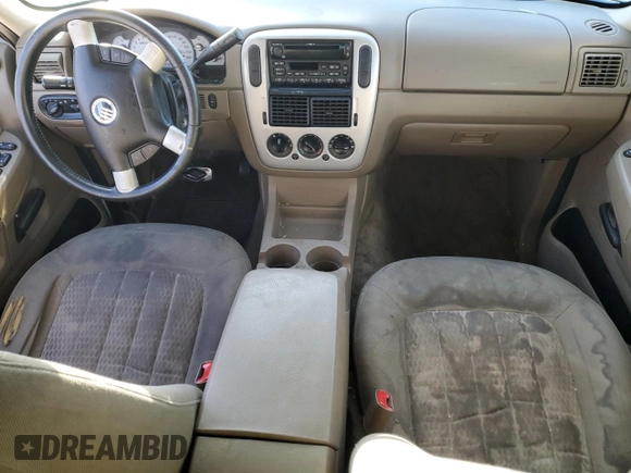 2002 Mercury Mountaineer z VIN 4M2ZU86E02UJ26443, wystawiony jako Copart lot #42239825 z przebiegiem Nie podano mil oraz Szkoda całkowita • Salvage title. Historia ofert i sprzedaży dostępna na DreamBid. Obrazek 8.