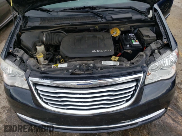 2014 Chrysler Town & Country Touring with VIN 2C4RC1BG9ER435272, listed as a Copart auction lot 57973154 with 190,381 mi miles and Non Repairable. Bid and sale history available at carsss.com. Image 12.
