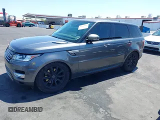 2015 Land Rover Range Rover Sport HSE with VIN SALWR2VF9FA537955, listed as a IAAI auction lot 42095693 with 109,165 mi miles. Bid and sale history available at carsss.com. Image 2.
