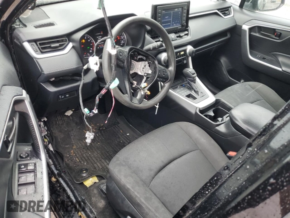 2021 Toyota RAV4 LE with VIN 2T3G1RFV4MC255952, listed as a Copart auction lot 56595465 with 64,410 mi miles and Salvage title. Bid and sale history available at DreamBid. Image 8.