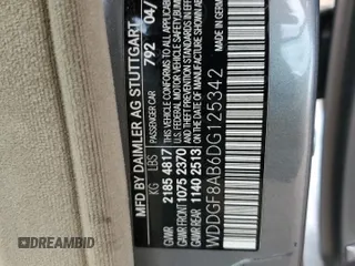 2013 Mercedes-Benz C 300 Sport with VIN WDDGF8AB6DG125342, listed as a Copart auction lot 66119635 with 239,314 mi miles and Clean title. Bid and sale history available at DreamBid. Image 12.