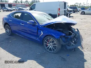 2019 Genesis G70 Advanced z VIN KMTG34LE2KU022342, wystawiony jako IAAI lot #41806699 z przebiegiem 49 250 mil mil oraz . Historia ofert i sprzedaży dostępna na DreamBid. Obrazek 1.