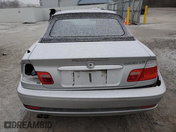 2005 BMW 3 Series 325Ci with VIN WBABW33415PL39286, listed as a Copart auction lot 44674025 with 183,711 mi miles and Salvage Title. Bid and sale history available at carsss.com. Image 6.
