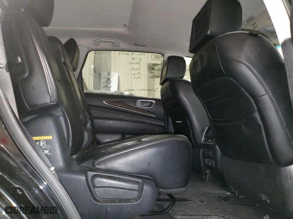 2013 Infiniti JX35 with VIN 5N1AL0MM2DC332028, listed as a Copart auction lot 38962534 with 206,450 mi miles and Salvage Title. Bid and sale history available at carsss.com. Image 11.