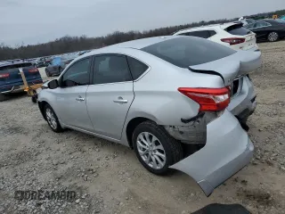 2018 Nissan Sentra SV with VIN 3N1AB7AP0JL638582, listed as a Copart auction lot 46066215 with 105,638 mi miles and Salvage Title. Bid and sale history available at carsss.com. Image 2.