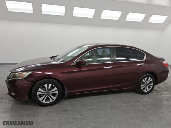 2015 Honda Accord Sedan LX with VIN 1HGCR2F30FA094532, listed as a Copart auction lot 48120865 with 114,617 mi miles and Clean Title. Bid and sale history available at carsss.com. Image 1.