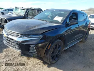 2021 Chevrolet Blazer Premier with VIN 3GNKBLRSXMS519054, listed as a IAAI auction lot 41427784 with 60,473 mi miles and . Bid and sale history available at DreamBid. Image 2.