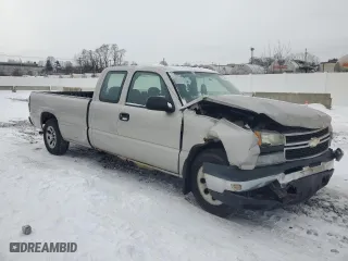 2006 Chevrolet Silverado 1500 LS with VIN 1GCEC19V56E222806, listed as a Copart auction lot 87828765 with 93,317 mi miles and Salvage Title. Bid and sale history available at carsss.com. Image 4.