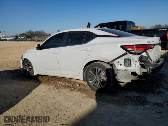 2022 Nissan Sentra SV with VIN 3N1AB8CV7NY215959, listed as a Copart auction lot 46931695 with 78,813 mi miles and Salvage Title. Bid and sale history available at carsss.com. Image 2.