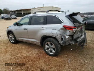 2019 Toyota Highlander Hybrid Limited with VIN 5TDDGRFHXKS075626, listed as a Copart auction lot 46043425 with 47,137 mi miles and Clean title. Bid and sale history available at DreamBid. Image 2.