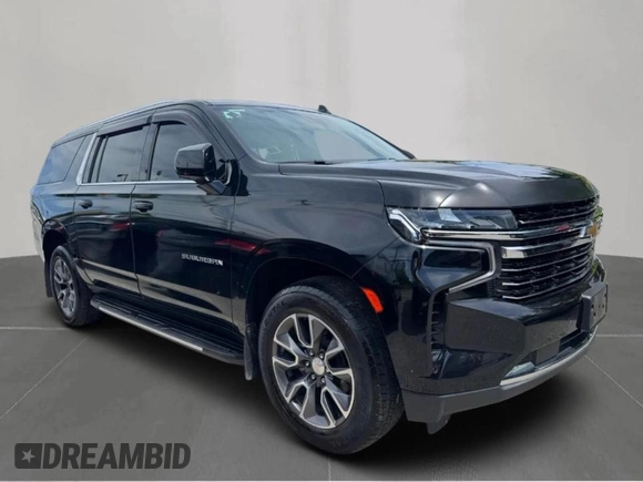 2022 Chevrolet Suburban LT with VIN 1GNSKCKD8NR10297, listed as a Copart auction lot 62238575 with 195,782 mi miles and Clean title. Bid and sale history available at DreamBid. Image 1.