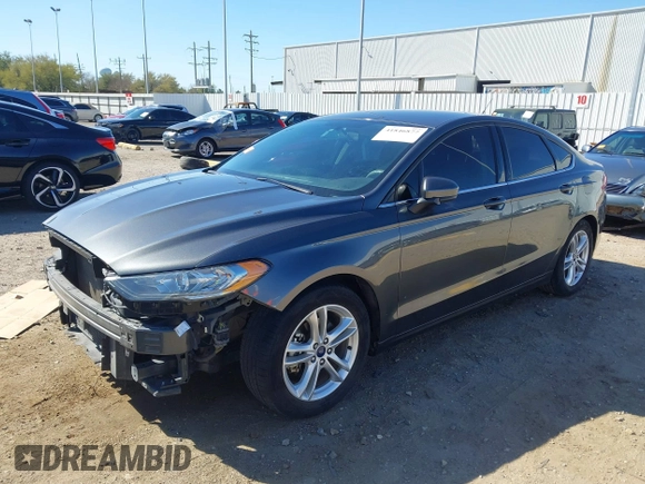 2018 Ford Fusion SE with VIN 3FA6P0HD4JR149788, listed as a IAAI auction lot 41846877 with 57,350 mi miles. Bid and sale history available at carsss.com. Image 17.