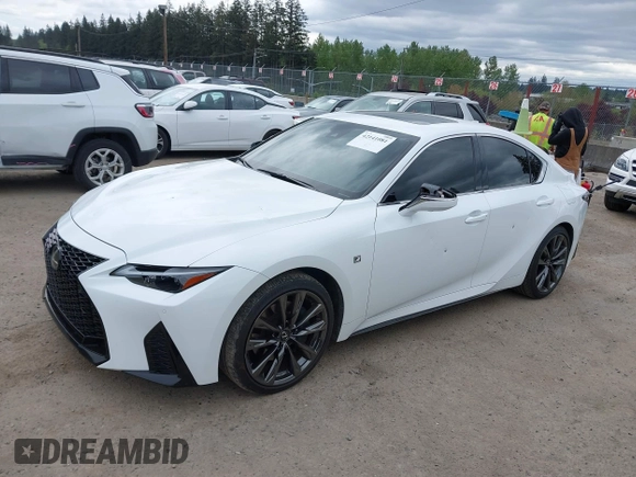 2023 Lexus IS 350 F Sport with VIN JTHGZ1E22P5029273, listed as a IAAI auction lot 42141081 with 24,798 mi miles and . Bid and sale history available at DreamBid. Image 14.