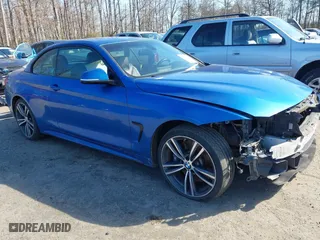 2016 BMW 4 Series 435i xDrive with VIN WBA3T7C51G5A38418, listed as a IAAI auction lot 41569200 with 103,610 mi miles. Bid and sale history available at carsss.com. Image 1.