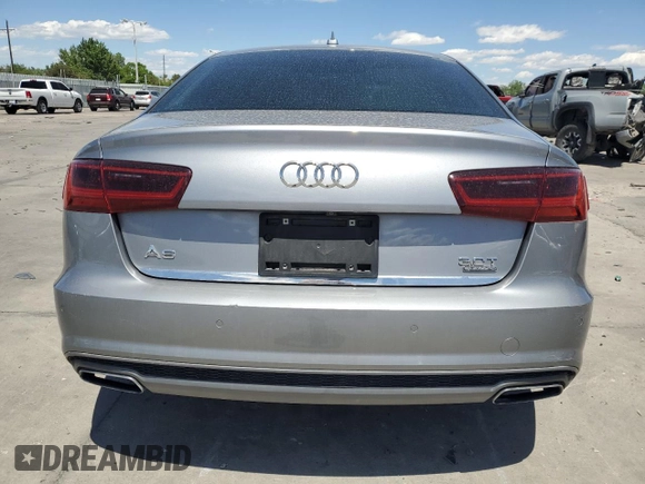 2016 Audi A6 Prestige with VIN WAUHGAFCXGN003553, listed as a Copart auction lot 57470265 with 89,026 mi miles and Salvage title. Bid and sale history available at DreamBid. Image 6.