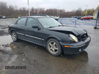 2003 Hyundai Sonata GLS with VIN KMHWF35H93A889433, listed as a Copart auction lot 52028295 with 159,566 mi miles and Salvage Title. Bid and sale history available at carsss.com. Image 4.