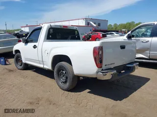 2007 Chevrolet Colorado Work Truck with VIN 1GCCS149678217697, listed as a IAAI auction lot 42111610 with 1 mi miles. Bid and sale history available at carsss.com. Image 3.