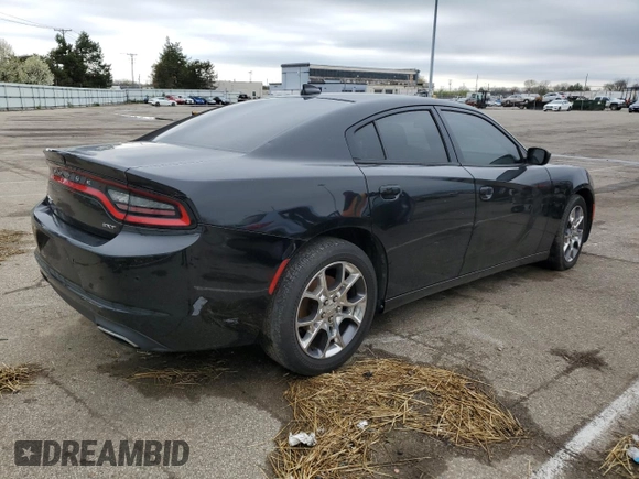 2015 Dodge Charger SXT with VIN 2C3CDXJG3FH919988, listed as a Copart auction lot 49340374 with 99,200 mi miles and Salvage title. Bid and sale history available at DreamBid. Image 3.