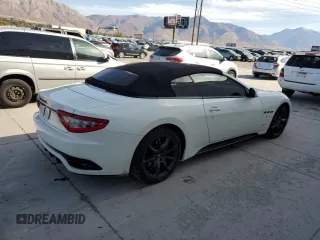 2012 Maserati GranTurismo Convertible Sport with VIN ZAM45MMA4C0063616, listed as a Copart auction lot 78658944 with 30,112 mi miles and Salvage Title. Bid and sale history available at carsss.com. Image 3.