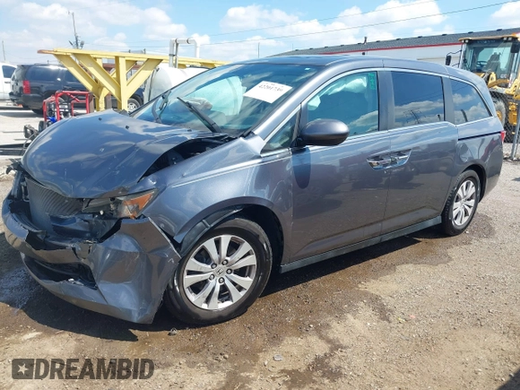 2014 Honda Odyssey EX-L with VIN 5FNRL5H60EB117218, listed as a IAAI auction lot 42201739 with 184,586 mi miles and . Bid and sale history available at DreamBid. Image 17.