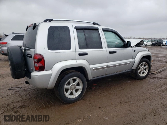 2007 Jeep Liberty Limited with VIN 1J4GL58K87W523258, listed as a Copart auction lot 71927254 with 142,630 mi miles and Salvage Title. Bid and sale history available at DreamBid. Image 3.