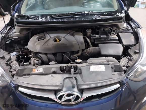 2013 Hyundai Elantra GLS with VIN 5NPDH4AE8DH334085, listed as a IAAI auction lot 41930120 with 122,507 mi miles. Bid and sale history available at carsss.com. Image 10.