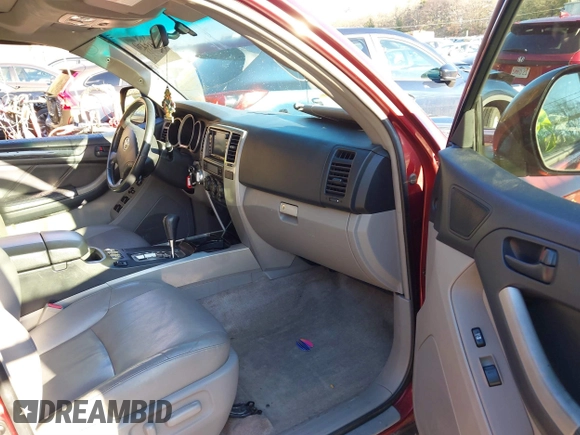 2006 Toyota 4Runner Limited with VIN JTEBT17R968032980, listed as a IAAI auction lot 41215430 with 180,906 mi miles and . Bid and sale history available at DreamBid. Image 5.