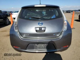 2015 Nissan LEAF S with VIN 1N4AZ0CP7FC313174, listed as a Copart auction lot 54276145 with 91,867 mi miles and Salvage Title. Bid and sale history available at DreamBid. Image 6.