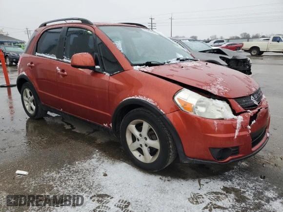 2009 Suzuki SX4 with VIN JS2YB413495103036, listed as a Copart auction lot 45547875 with 135,090 mi miles and Salvage Title. Bid and sale history available at carsss.com. Image 4.