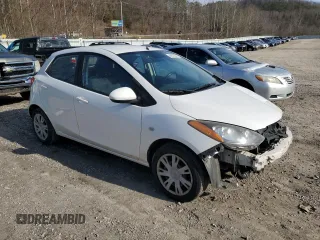 2012 Mazda 2 Sport with VIN JM1DE1KY0C0144373, listed as a Copart auction lot 44612845 with 162,823 mi miles and Salvage Title. Bid and sale history available at DreamBid. Image 4.