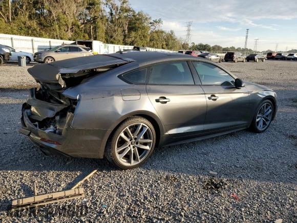 2019 Audi A5 Sportback Premium Plus with VIN WAUENCF50KA093849, listed as a Copart auction lot 41425774 with 28,416 mi miles. Bid and sale history available at carsss.com. Image 3.