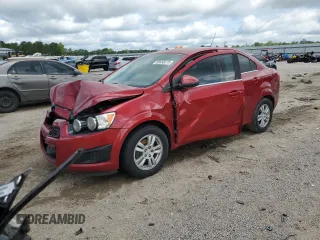 2015 Chevrolet Sonic LT with VIN 1G1JC5SH4F4141689, listed as a Copart auction lot 58495375 with 106,294 mi miles and Salvage title. Bid and sale history available at DreamBid. Image 1.