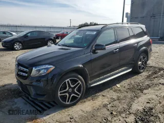2018 Mercedes-Benz GLS with VIN 4JGDF7DE1JB092087, listed as a Copart auction lot 44409285 with 102,280 mi miles and Salvage Title. Bid and sale history available at carsss.com. Image 1.