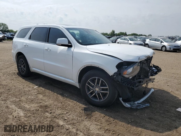 2016 Dodge Durango R/T with VIN 1C4SDJCTXGC411214, listed as a Copart auction lot 59897985 with Not provided miles and Salvage title. Bid and sale history available at DreamBid. Image 4.