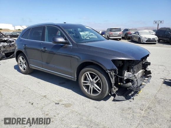 2016 Audi Q5 Premium Plus with VIN WA1L2AFP2GA005667, listed as a Copart auction lot 60166205 with 67,295 mi miles and Salvage title. Bid and sale history available at DreamBid. Image 4.