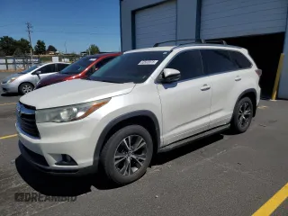 2016 Toyota Highlander XLE with VIN 5TDJKRFH4GS246928, listed as a Copart auction lot 63503575 with 134,364 mi miles and Salvage title. Bid and sale history available at DreamBid. Image 1.