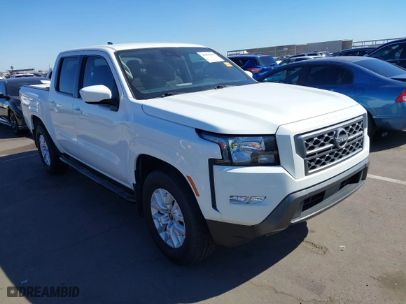 2022 Nissan Frontier SV with VIN 1N6ED1EJXNN640676, listed as a IAAI auction lot 41870460 with 41,581 mi miles. Bid and sale history available at carsss.com. Image 1.
