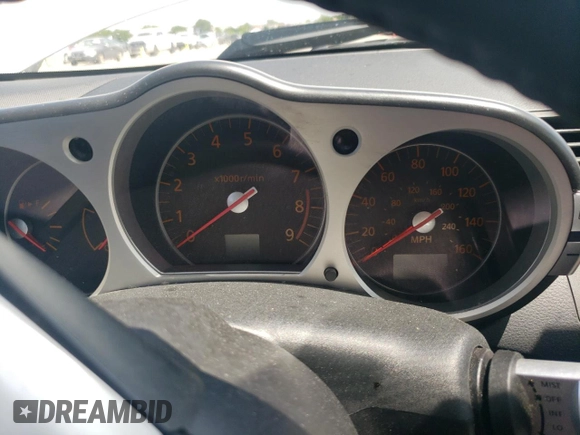 2007 Nissan 350Z Touring with VIN JN1BZ36A57M650920, listed as a Copart auction lot 61570834 with Not Provided miles and Salvage Title. Bid and sale history available at DreamBid. Image 9.