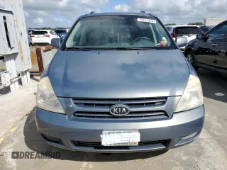 2009 Kia Sedona LX with VIN KNDMB233296314448, listed as a Copart auction lot 75161304 with 0 mi miles and Salvage Title. Bid and sale history available at carsss.com. Image 5.