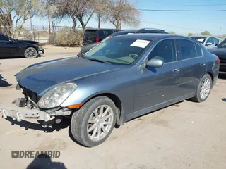 2006 Infiniti G35 with VIN JNKCV51E76M519911, listed as a IAAI auction lot 41895982 with 251,470 mi miles and . Bid and sale history available at carsss.com. Image 18.