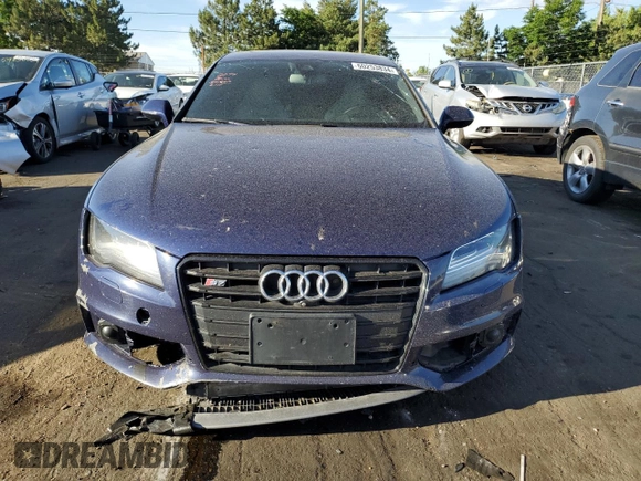 2014 Audi S7 Prestige with VIN WAUW2AFC2EN095373, listed as a Copart auction lot 60253834 with 104,657 mi miles and Clean Title. Bid and sale history available at carsss.com. Image 5.