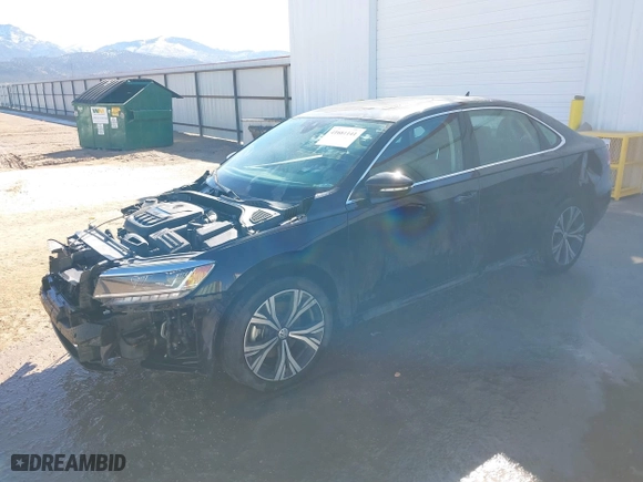 2021 Volkswagen Passat 2.0T SE with VIN 1VWSA7A39MC001172, listed as a IAAI auction lot 41681141 with 95,306 mi miles. Bid and sale history available at carsss.com. Image 18.