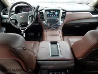 2015 Chevrolet Tahoe LTZ with VIN 1GNSKCKC8FR133323, listed as a Copart auction lot 47989525 with 123,391 mi miles and Salvage Title. Bid and sale history available at carsss.com. Image 8.