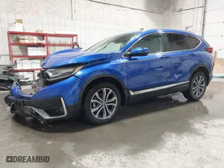 2021 Honda CR-V Touring with VIN 7FARW2H95ME000026, listed as a IAAI auction lot 41550612 with 22,037 mi miles. Bid and sale history available at carsss.com. Image 2.