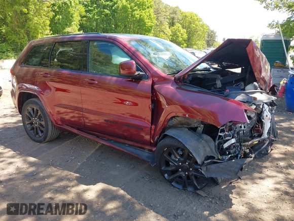 2019 Jeep Grand Cherokee Altitude with VIN 1C4RJFAG7KC834769, listed as a IAAI auction lot 42308296 with 20,329 mi miles and . Bid and sale history available at DreamBid. Image 1.