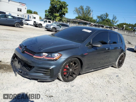 2021 Volkswagen GTI S z VIN 3VW5T7AU9MM000151, wystawiony jako Copart lot #82576074 z przebiegiem 70 094 mil mil oraz Nie do naprawy • Non repairable. Historia ofert i sprzedaży dostępna na DreamBid. Obrazek 1.